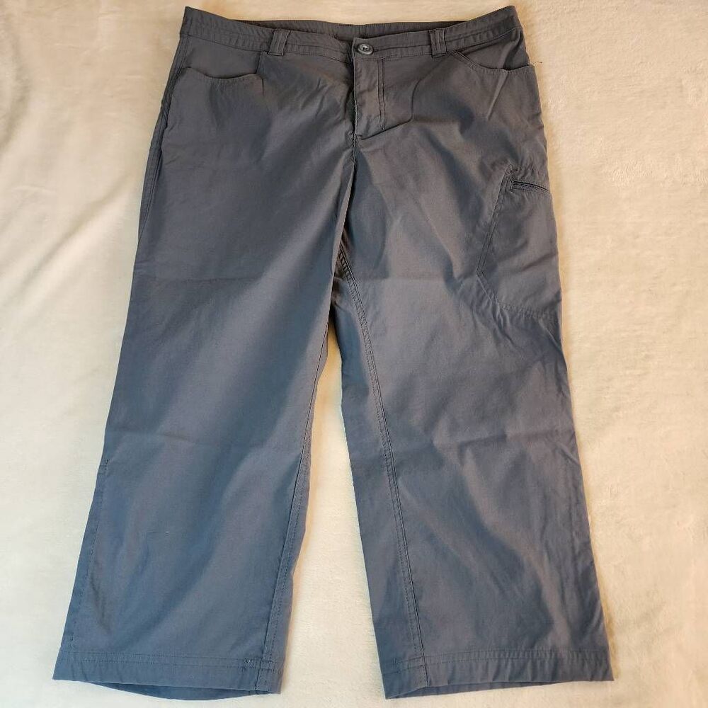 Eddie Bauer Women's Gray Slim Ankle Chino Size 12